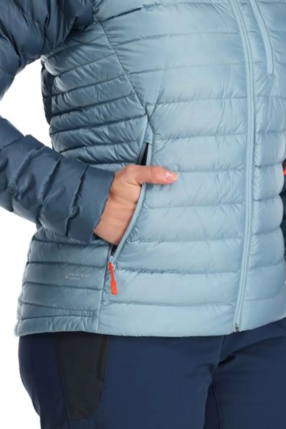 Doudoune Microlight Alpine Femme Orion Blue / Citadelle