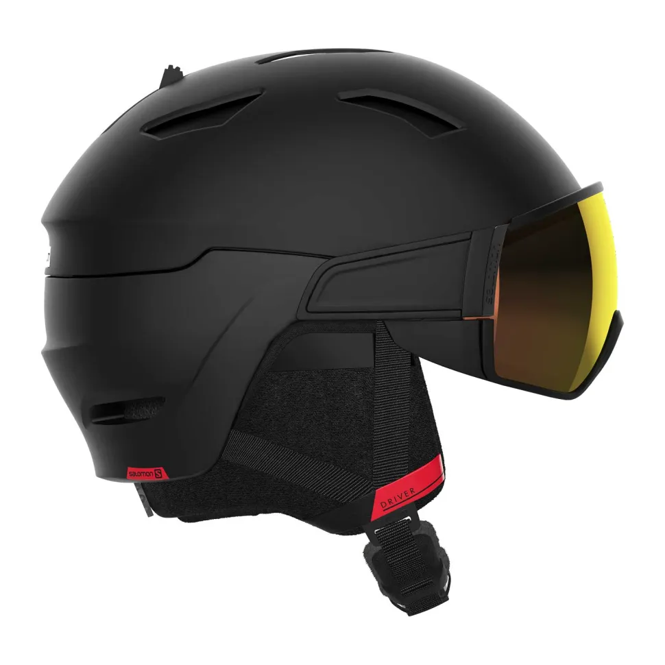 Driver Photo Black / Red - Casque | Salomon