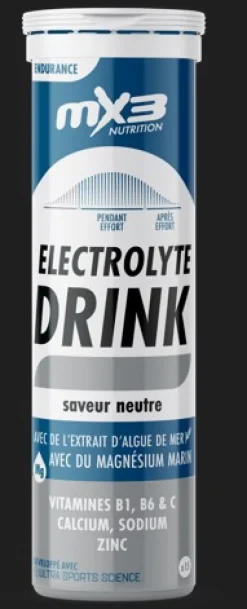 Electrolytes Neutre - Pastilles Electrolytes | Mx3