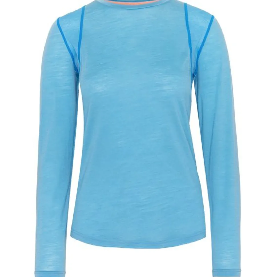 Embla Wool Ls Ocea - Tee Shirt Ml | Kari Traa
