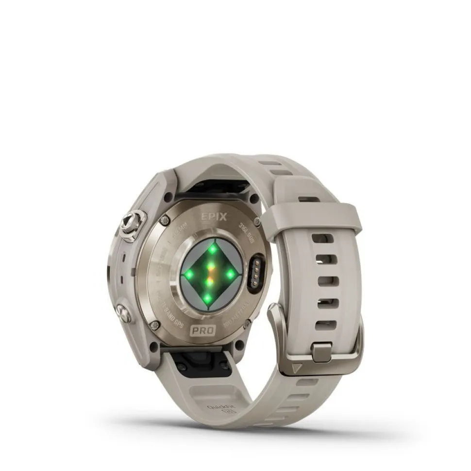 Epix Pro 42mm Sapphire Titane Light Gold - Gps | Garmin
