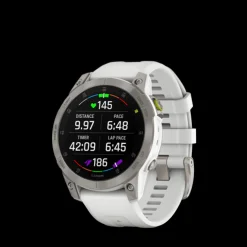 Epix Sapphire Titane Silver - Bracelet Blanc - Gps Running | Garmin