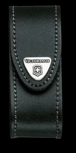 Etui Cuir Noir Multi - Couteau | Victorinox