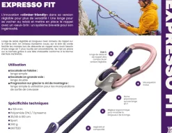 Expresso Fitt Matt Green - Equipement Outdoor | Beal