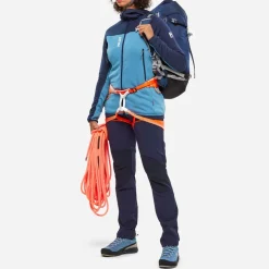 Fusion Grid Veste Femme Coronet Blue Saphir - Polaire | Millet