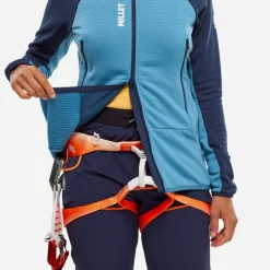 Fusion Grid Veste Femme Coronet Blue Saphir - Polaire | Millet