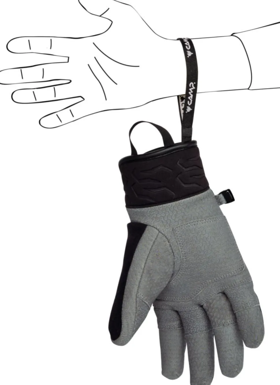 Gants Geko Ice Pro Black - Gants | Camp