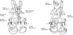 Harnais Vertic Triple Lock - Travaux En Hauteur | Edelrid
