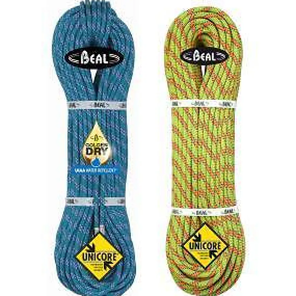 Ice Line 8.1mm 2x60m Anis/emeraude - Corde | Beal