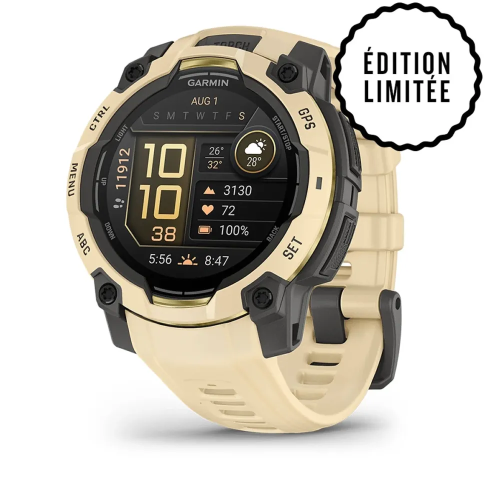 Instinct 3 Amoled 45mm Citrine/gray - Gps | Garmin