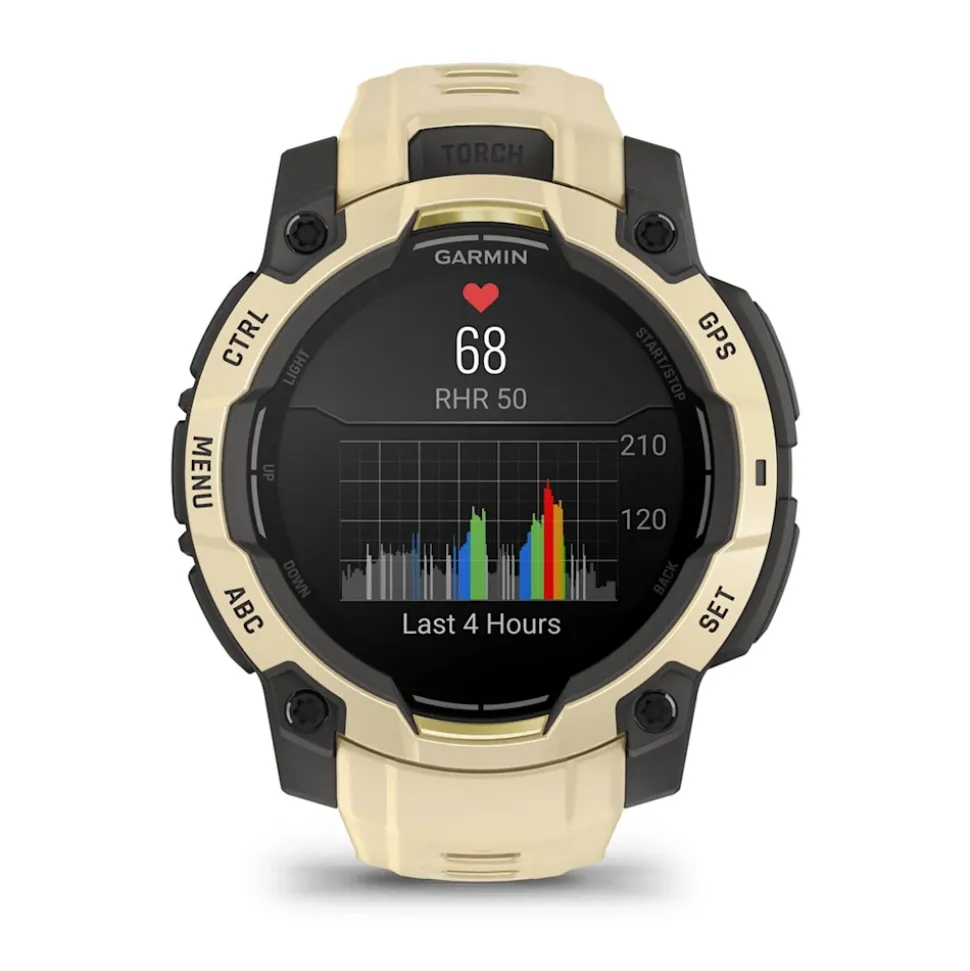 Instinct 3 Amoled 45mm Citrine/gray - Gps | Garmin