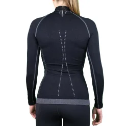 Ladies Seamless T-shirt North Pole Black | Azimut Outdoor