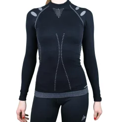 Ladies Seamless T-shirt North Pole Black | Azimut Outdoor