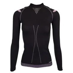 Ladies Seamless T-shirt North Pole Black | Azimut Outdoor
