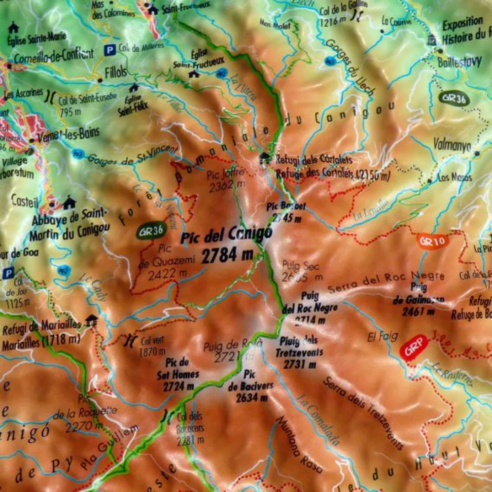 Le Canigo - Cartes | 3dmap