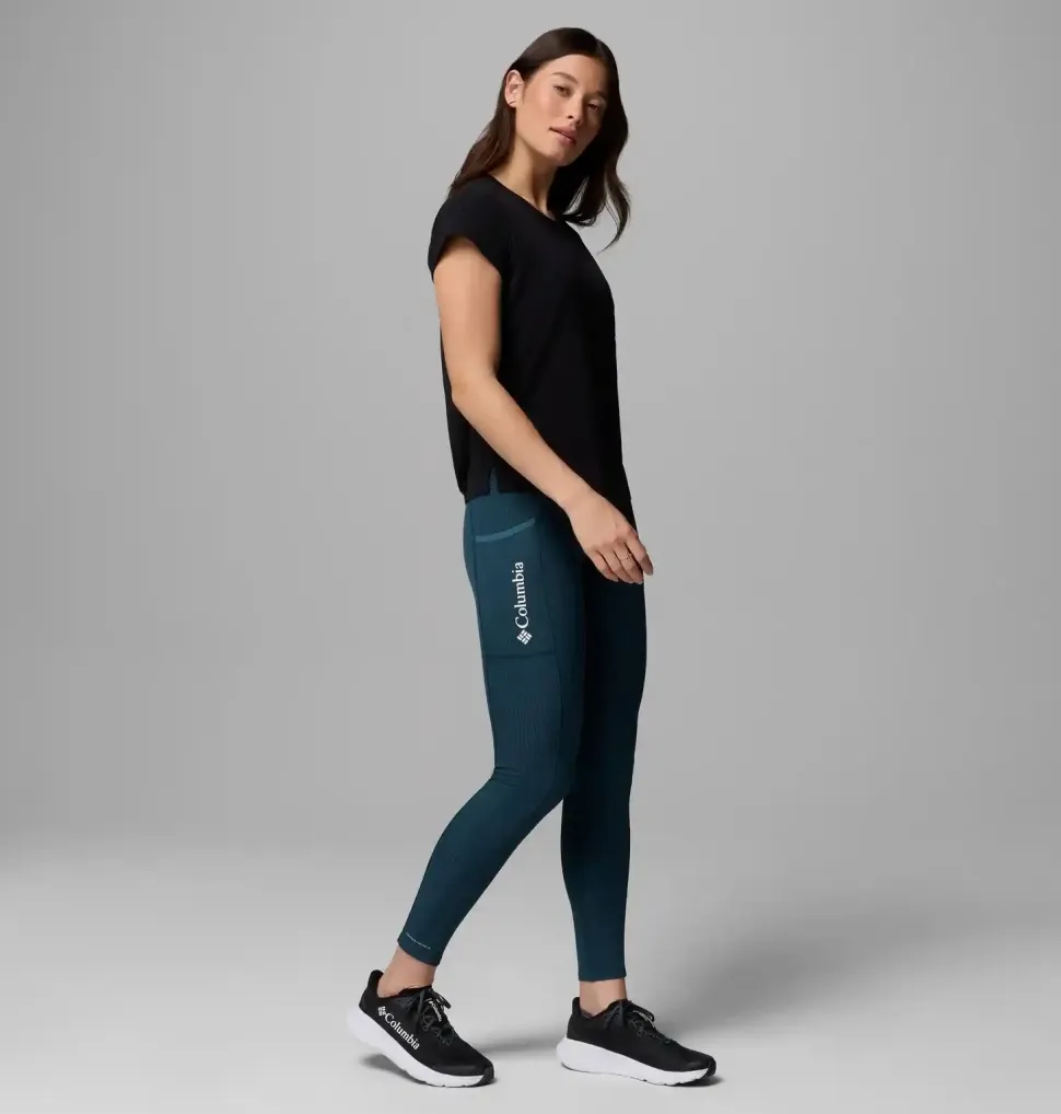 Legging Femme Columbia Move Everblue Heather - Pantalon | Columbia Sportswear