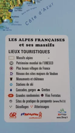 Les Alpes Françaises Et Ses Massifs Alpins - Cartes | 3dmap