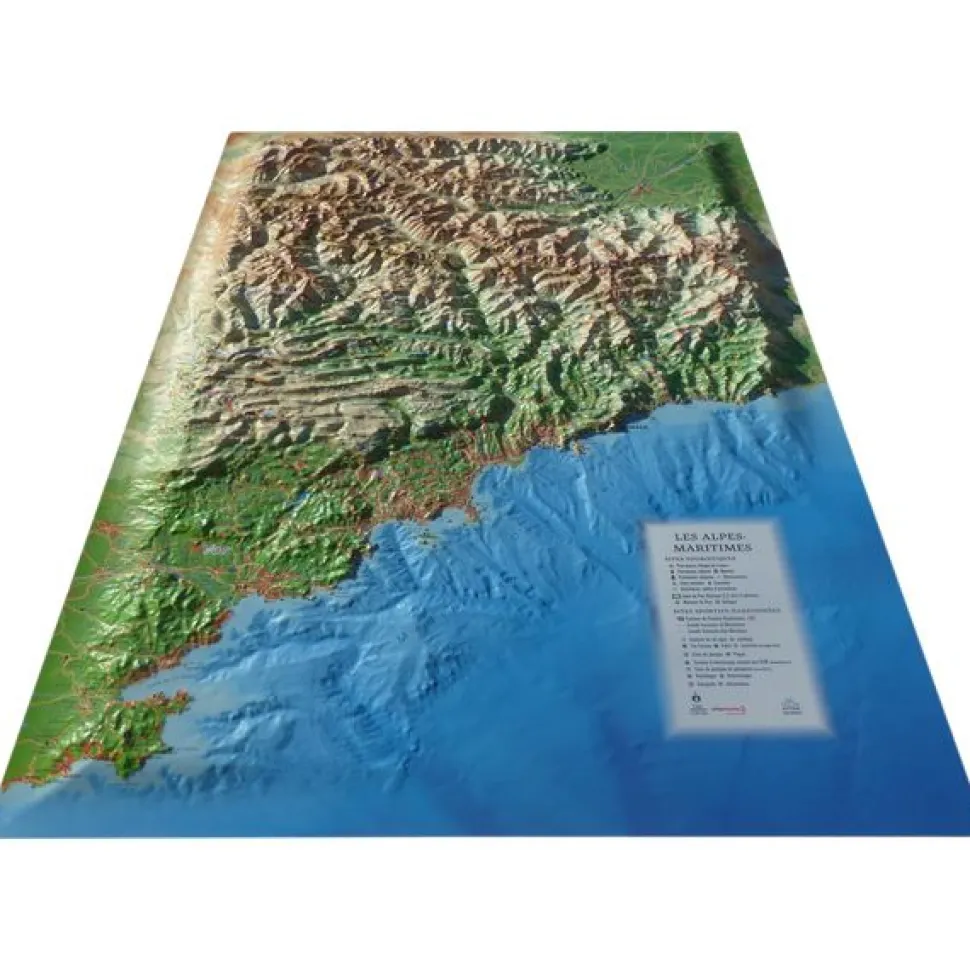 Les Alpes Maritimes - Cartes | 3dmap