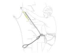 Longe Scorpio Vertigo - Kit Via Ferrata | Petzl