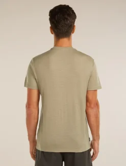 M Mer 150 Tech Lite Ss T-shirt Bear Catch Flagstone - Tee Shirt Mc