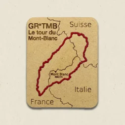 Magnet Gr Tmb Le Tour Du Mont Blanc - Porte Cles | Aiguille Du Sud