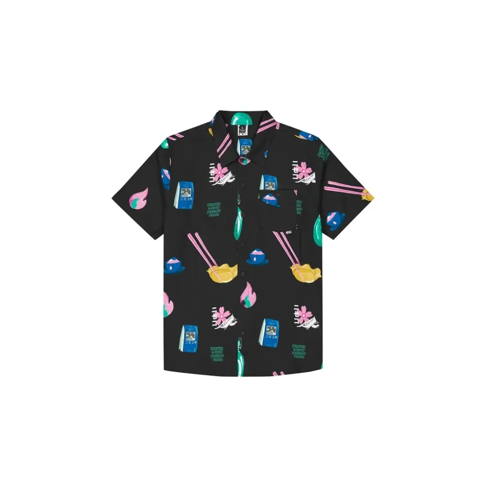 Mataikona Ss Shirt Daily Japan Print - Chemise