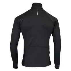 Men Fleece 1/2 Zip Top Trail+ Black - Tee Shirt Ml | Impulse Outdoor