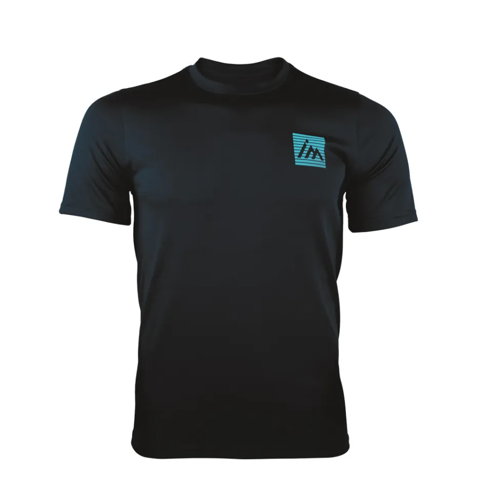 Men T-shirt Trail+ Black - Tee Shirt Mc | Impulse Outdoor