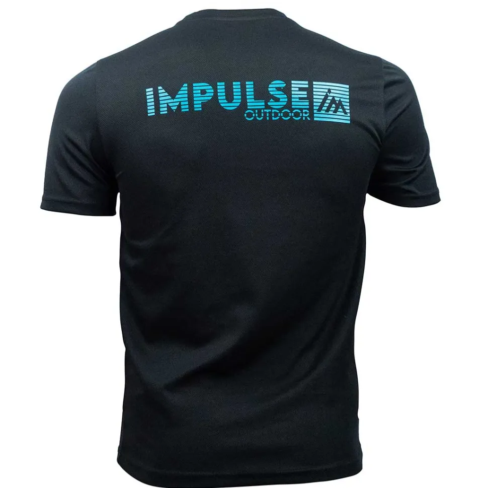 Men T-shirt Trail+ Black - Tee Shirt Mc | Impulse Outdoor