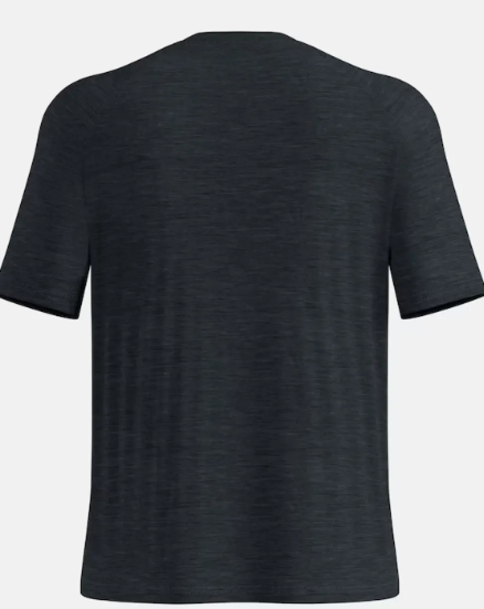Merino Tencel Hyper Map Black Melange - Tee Shirt Mc | Odlo