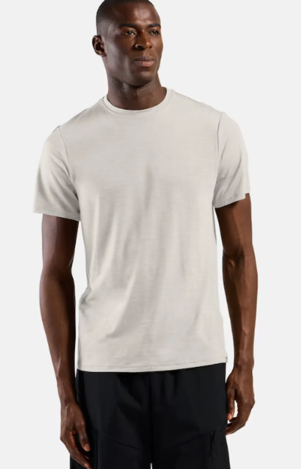 Merino Tencel Plain T-shirt Gardenia - Tee Shirt Mc | Odlo