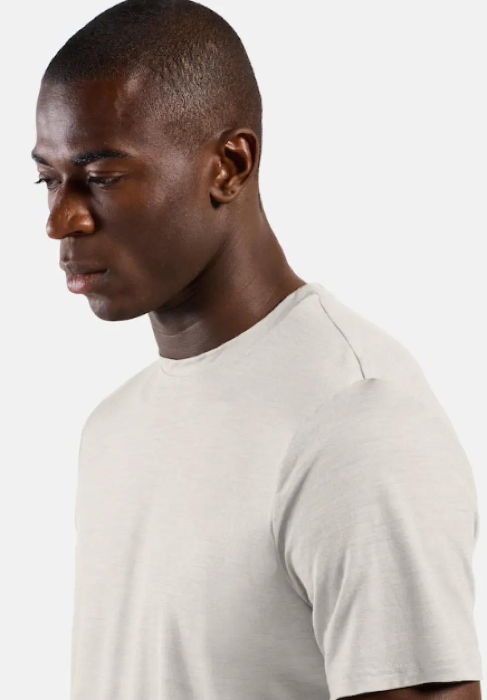 Merino Tencel Plain T-shirt Gardenia - Tee Shirt Mc | Odlo