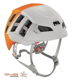 Meteor White Orange - Casques | Petzl
