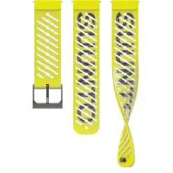 22mm Athletic 5 Silicone Lemon Yellow S+m - Accessoire Gps | Suunto