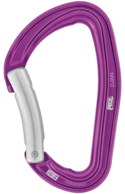 Mousq Djinn Courbe Violet - Mousquetons | Petzl