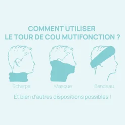 Neckwarmer Trail+ Blue - Tour De Cou | Impulse Outdoor