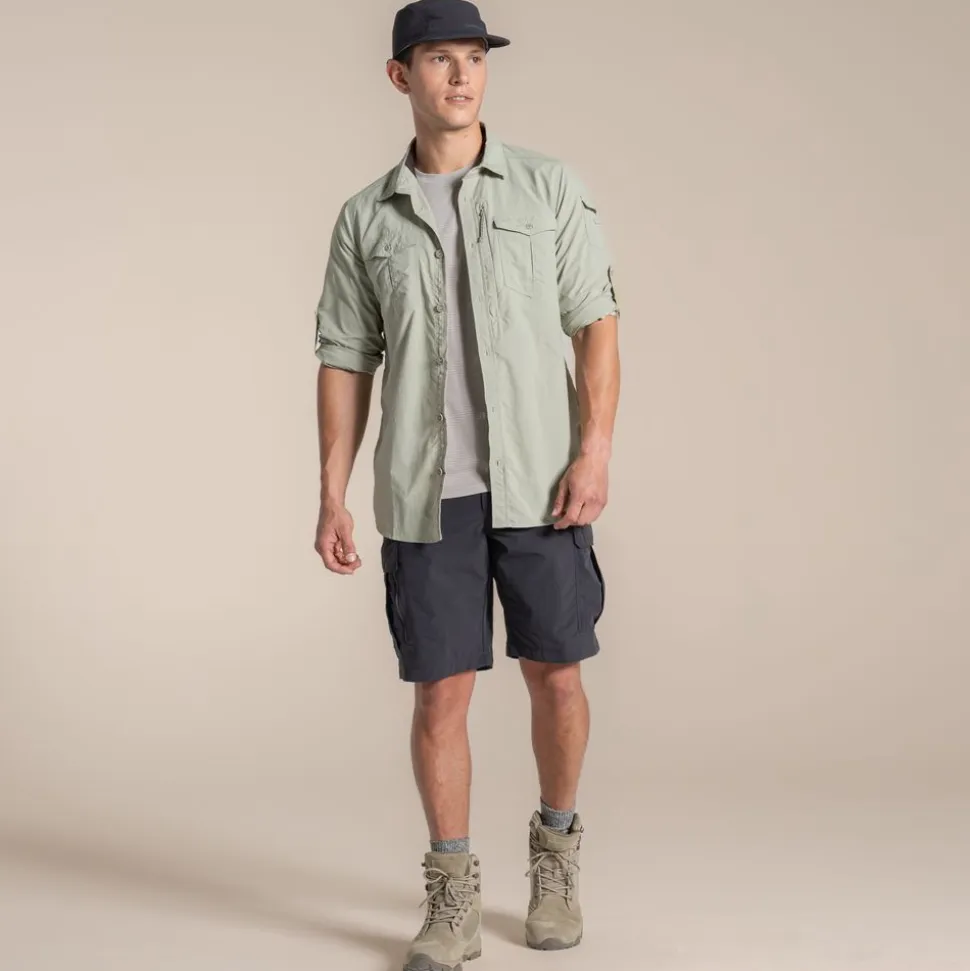 Nosilife Adventure Long Sleeved Shirt III Bay Leaf - Chemise