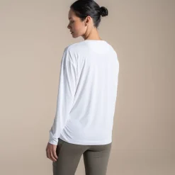 Nosilife Solarshield+ Long Sleeved T-shirt White - Tee Shirt Ml