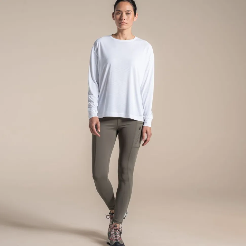 Nosilife Solarshield+ Long Sleeved T-shirt White - Tee Shirt Ml