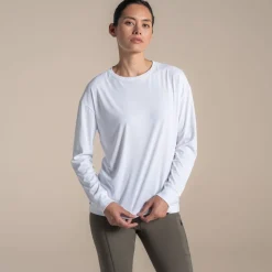 Nosilife Solarshield+ Long Sleeved T-shirt White - Tee Shirt Ml
