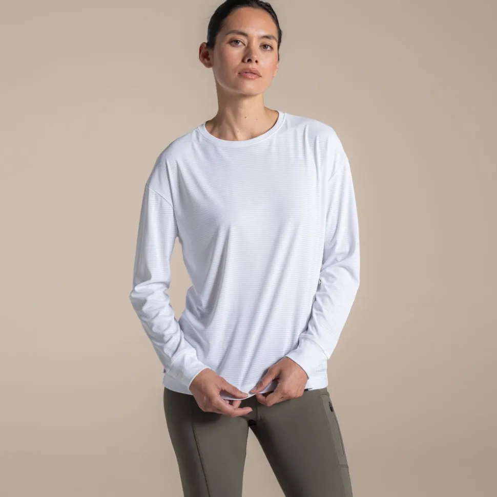 Nosilife Solarshield+ Long Sleeved T-shirt White - Tee Shirt Ml