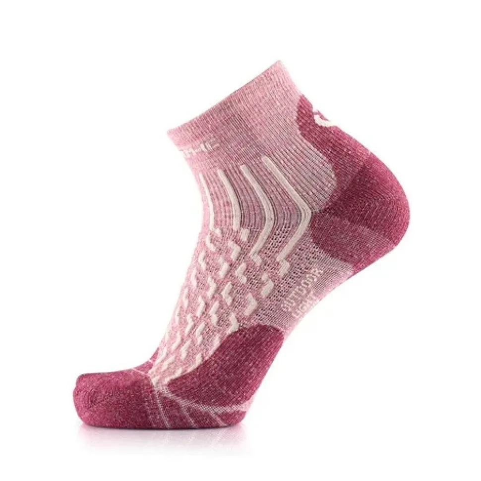 Outdoor Light Linen Ankle Ld Pink - Chaussettes | Thermic