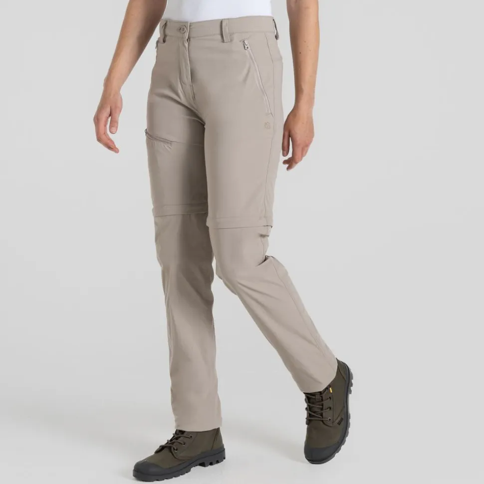 Pantalon Femme Nosilife Pro Convertible III Soft Mushroom - Pantalon