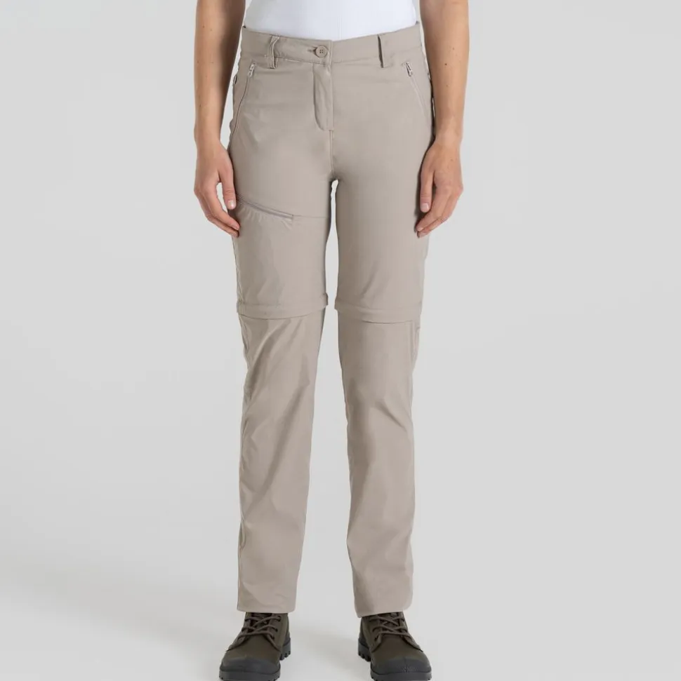 Pantalon Femme Nosilife Pro Convertible III Soft Mushroom - Pantalon