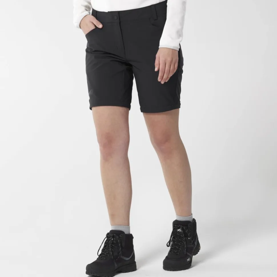 Pantalon Femme Trekker Stretch Zip Off Black - Pantalon | Millet