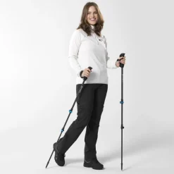 Pantalon Femme Trekker Stretch Zip Off Black - Pantalon | Millet