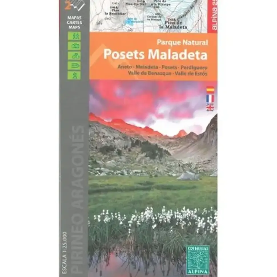 Parque Nacional Posets Maladeta (2 Cartes) 1/25.000 - Cartes | Alpina
