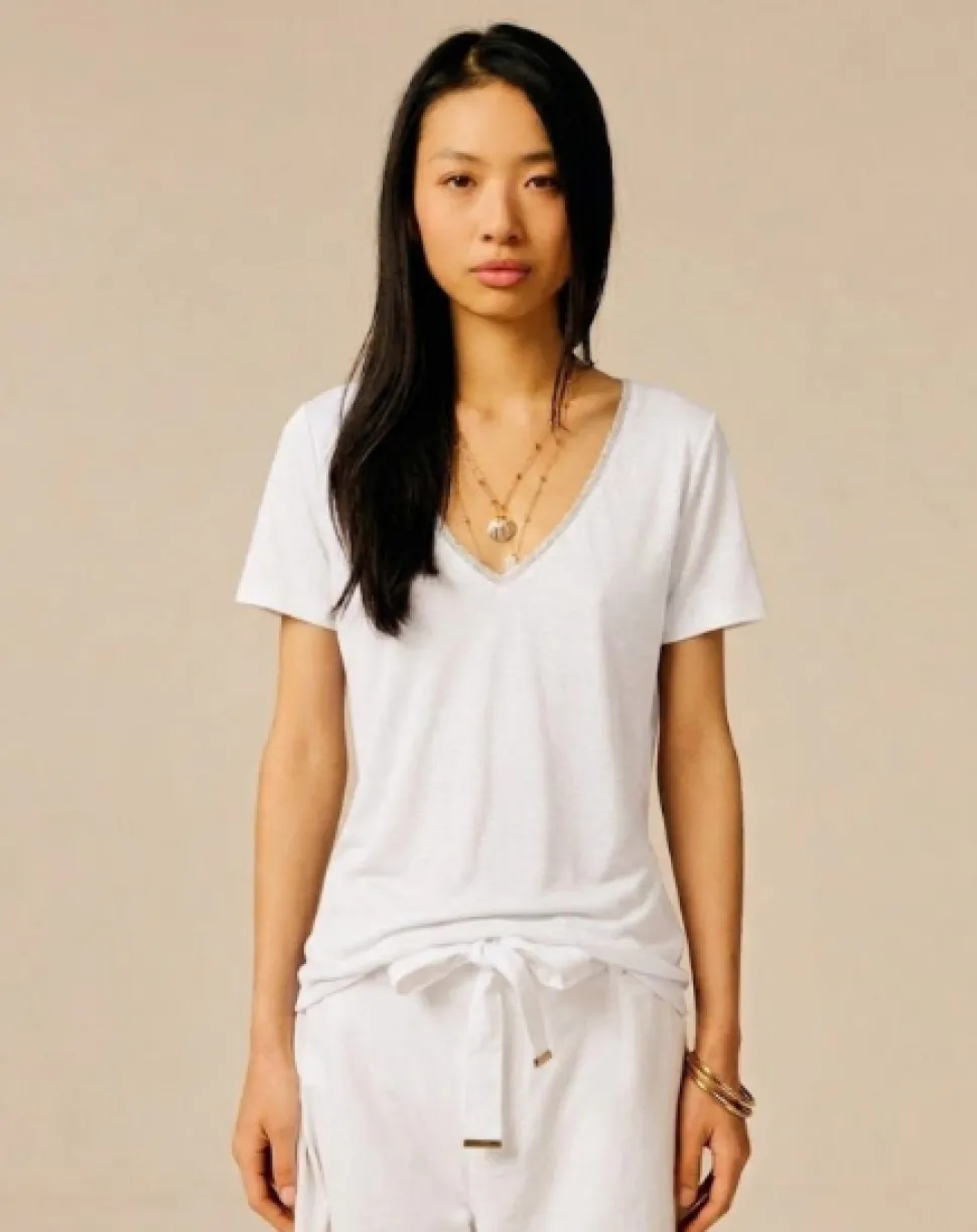 Pecetto Ecru - Tee Shirt Mc | Sun Valley