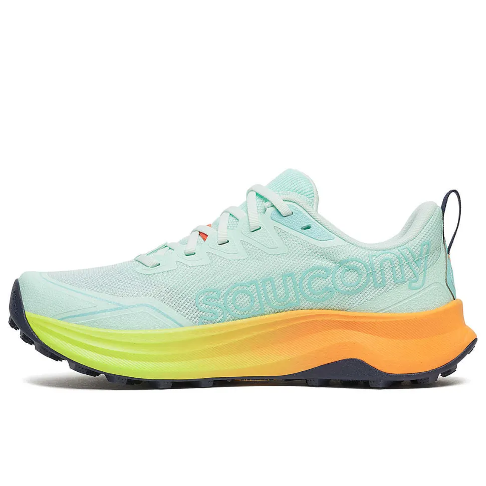 Peregrine 16 Aqua Citron - Chaussures Femme | Saucony