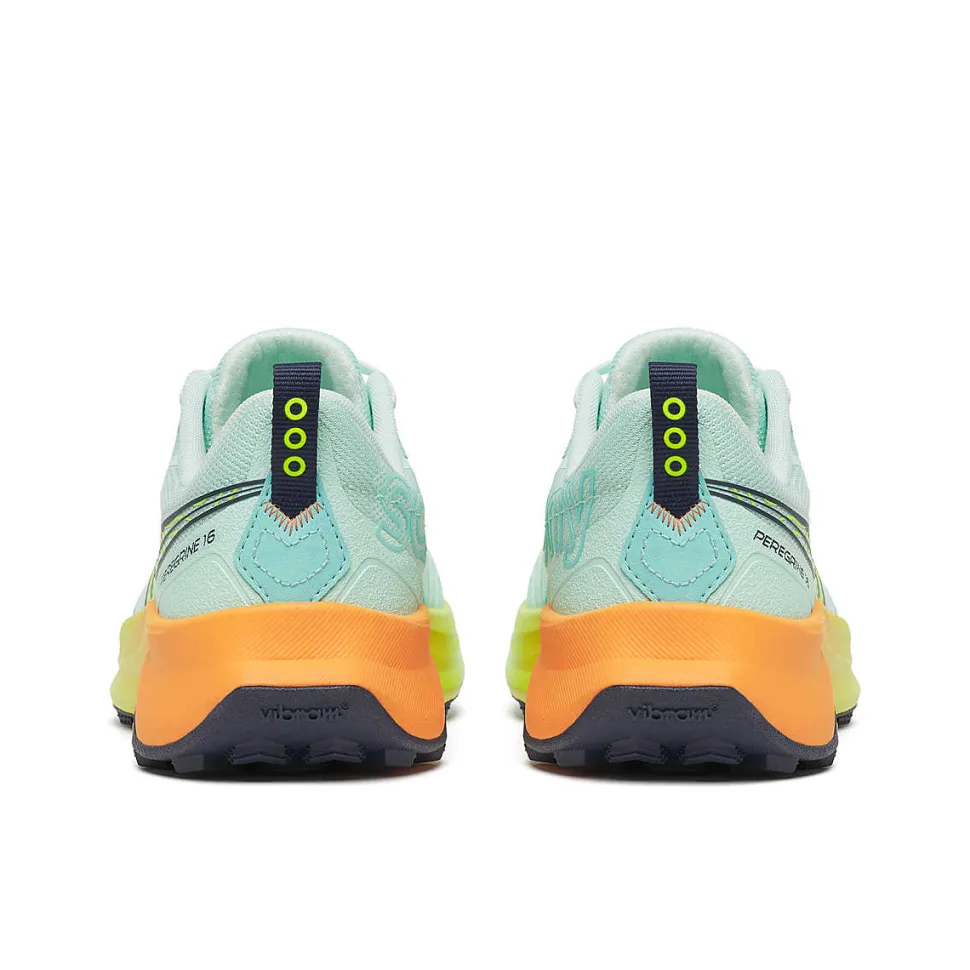 Peregrine 16 Aqua Citron - Chaussures Femme | Saucony